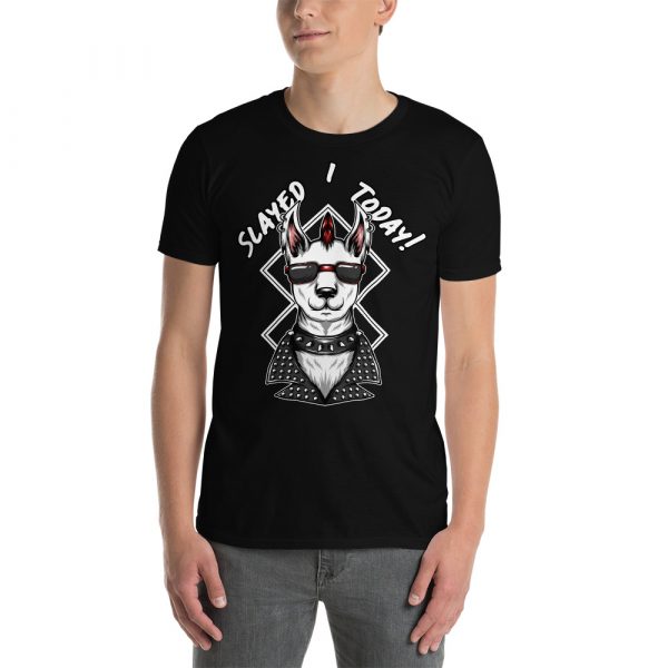 Punk Llama Slayed Today! Unisex T-Shirt - Image 2