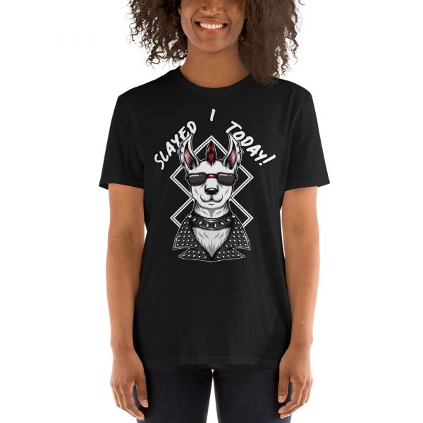 Punk Llama Slayed Today! Unisex T-Shirt - Image 3