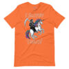 Death on a Rainbow Unicorn Slayed Today! Premium Unisex t-shirt - Image 12