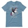 Death on a Rainbow Unicorn Slayed Today! Premium Unisex t-shirt - Image 11